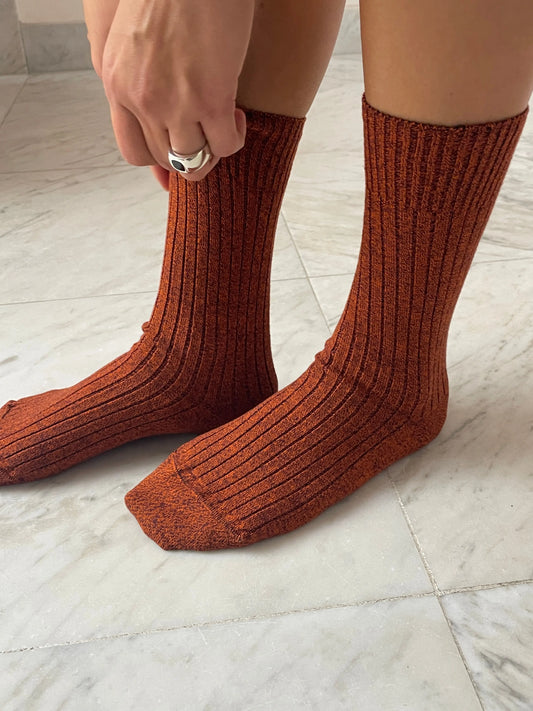 Rib Overankle Socks BASERANGE