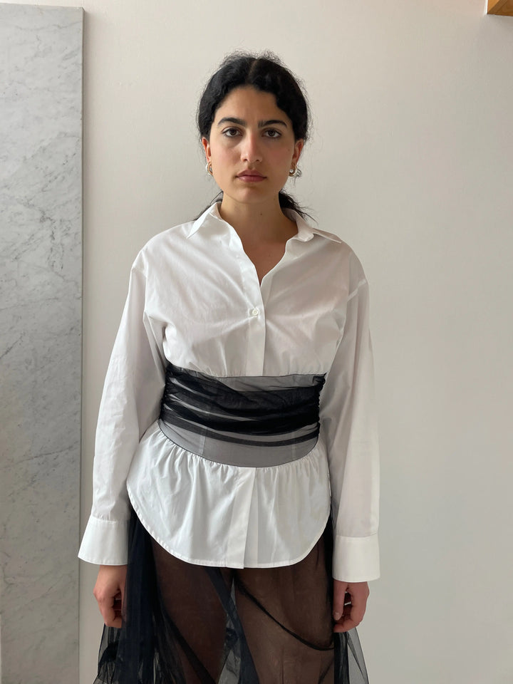 Drew Shirt, White / Black Renaissance Renaissance