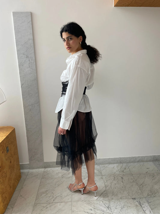 Drew Shirt, White / Black Renaissance Renaissance