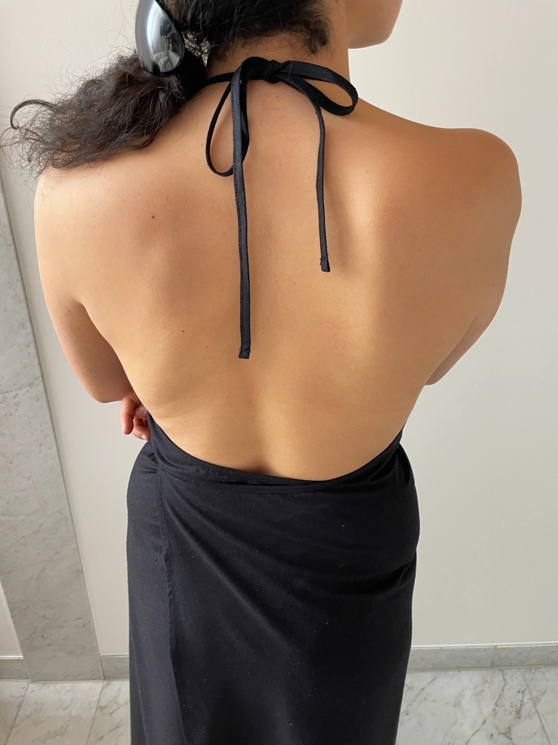Apron Dress, Black BASERANGE