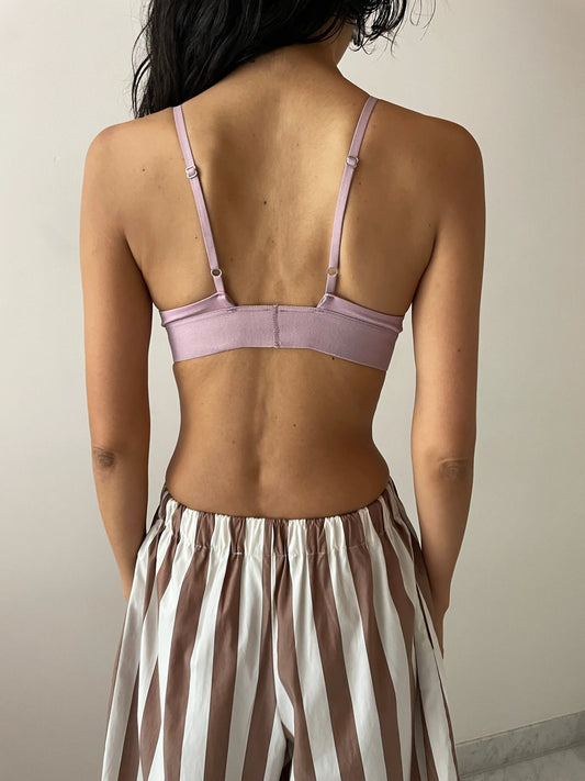 Triangle Bra, Purple BASERANGE
