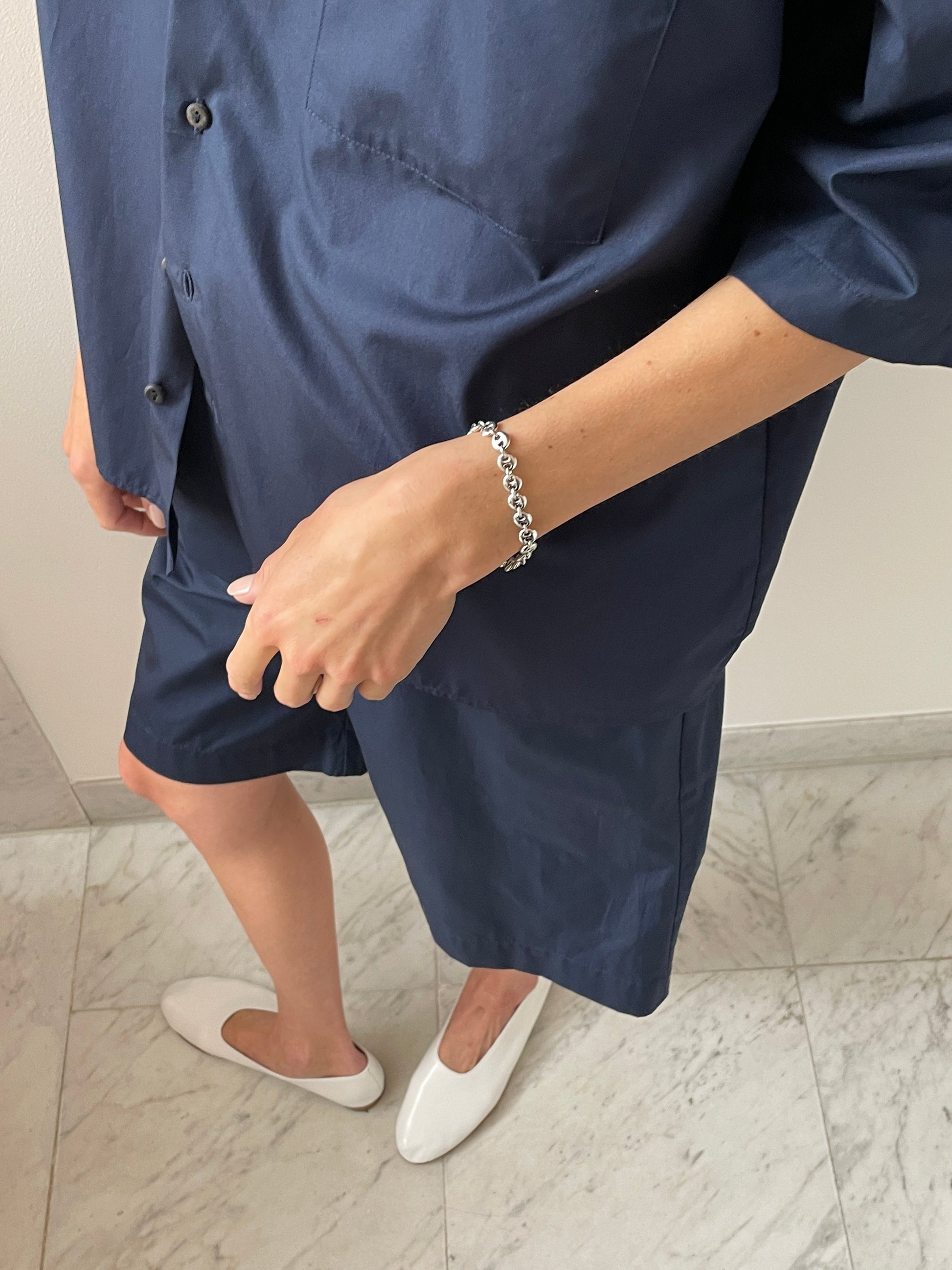 Small Circle Link Bracelet, Sterling Silver SOPHIE BUHAI