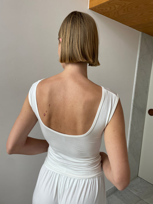 Recline Bateau Sleeveless, Natural KYE INTIMATES