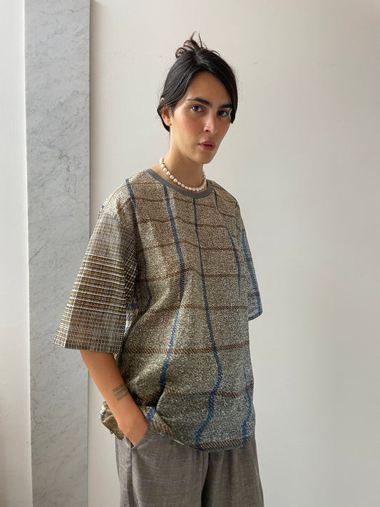 T-Shirt, Check Mix BLESS