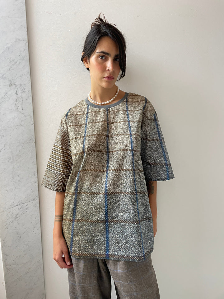 T-Shirt, Check Mix BLESS