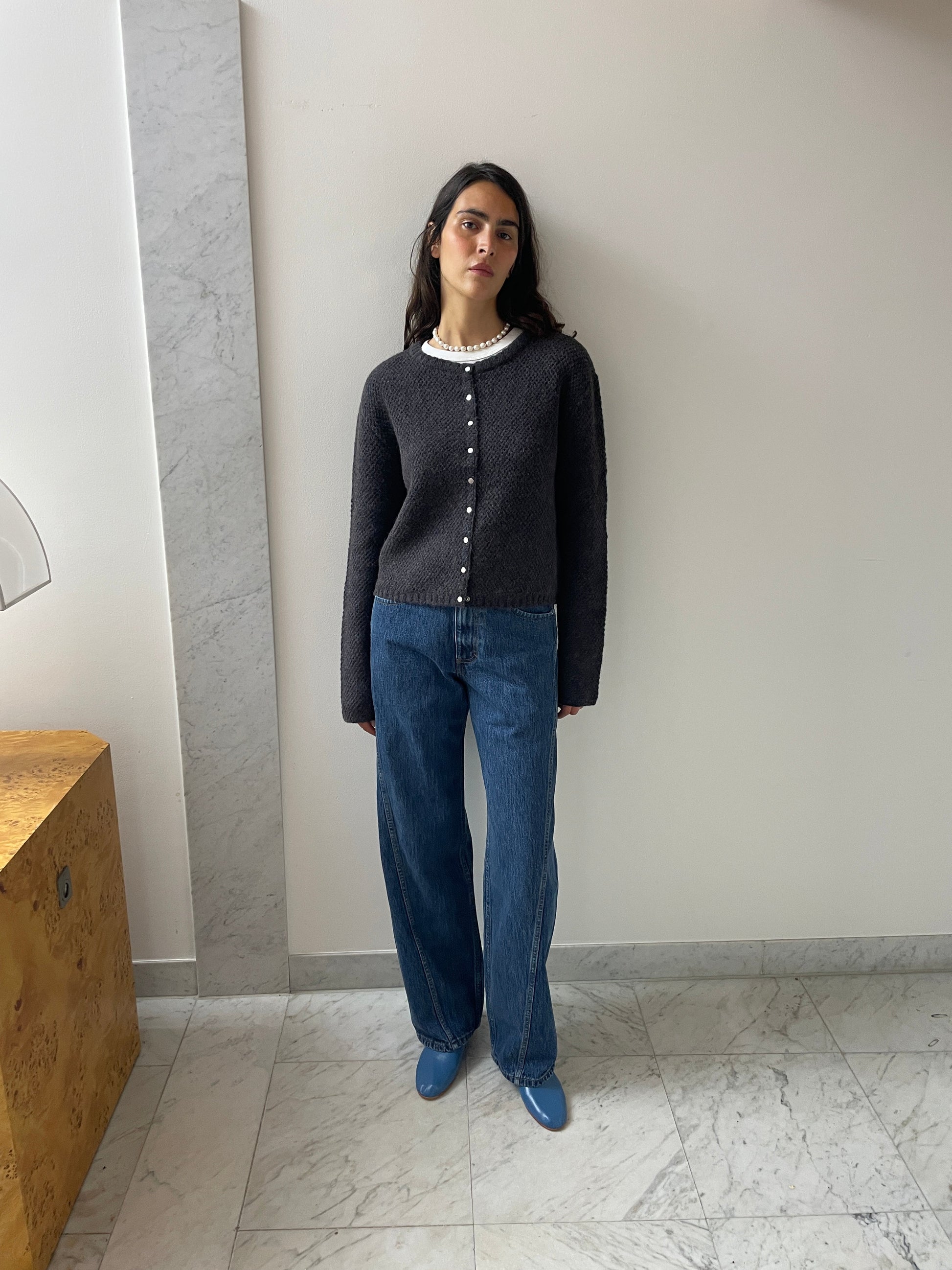 Yak Snap Cardigan, Magpie ECKHAUS LATTA