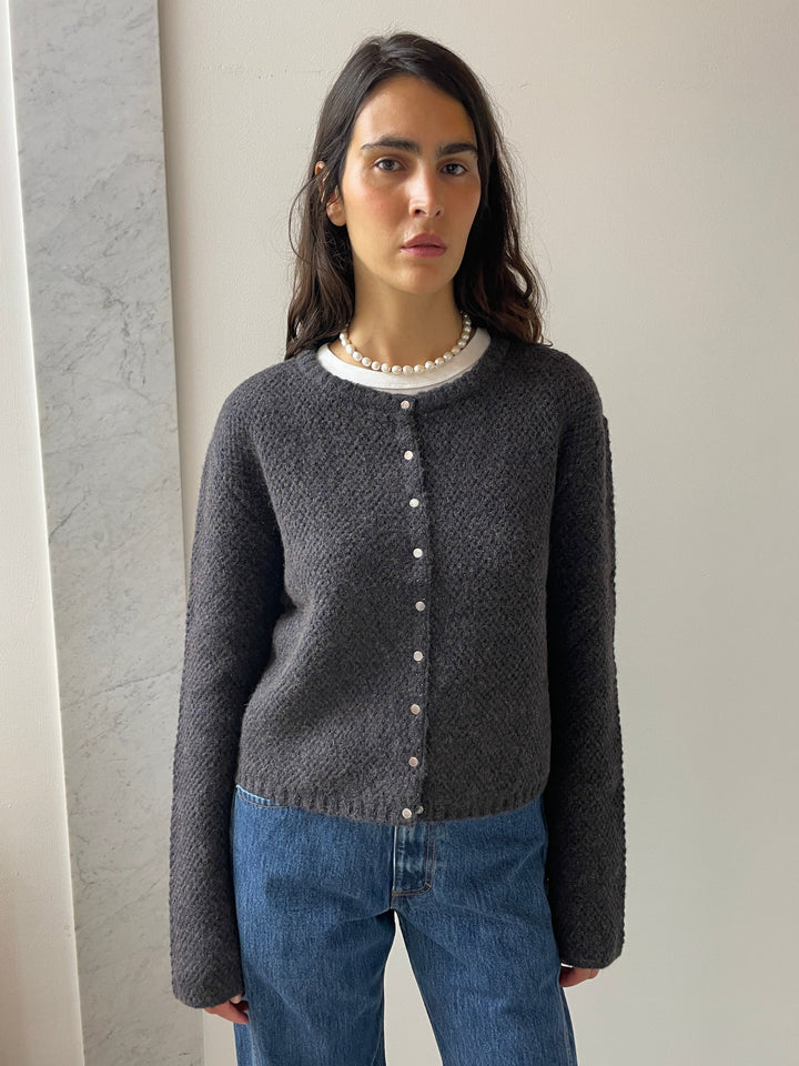 Yak Snap Cardigan, Magpie ECKHAUS LATTA