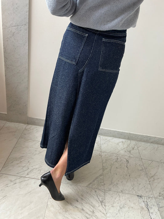 Tajo Skirt, Indigo Blue Wash BASERANGE