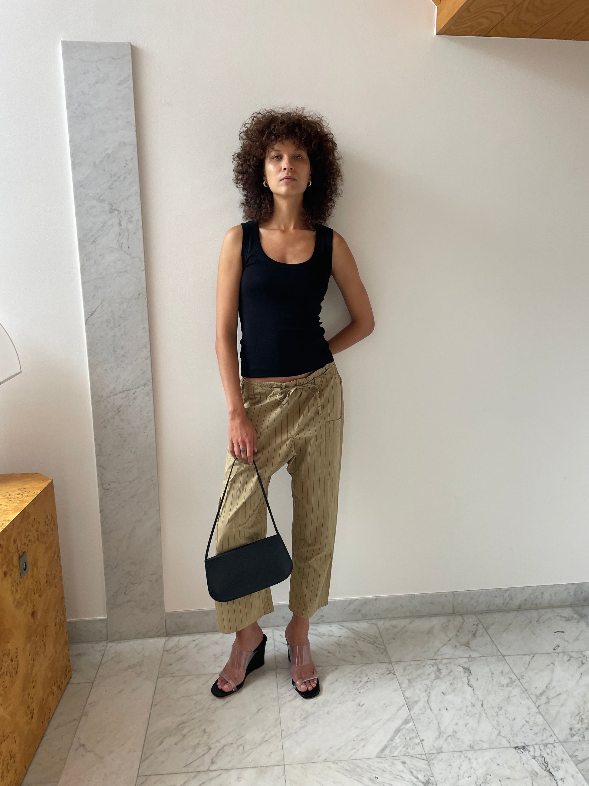 The Lou Pant, Camel Stripe GIL RODRIGUEZ