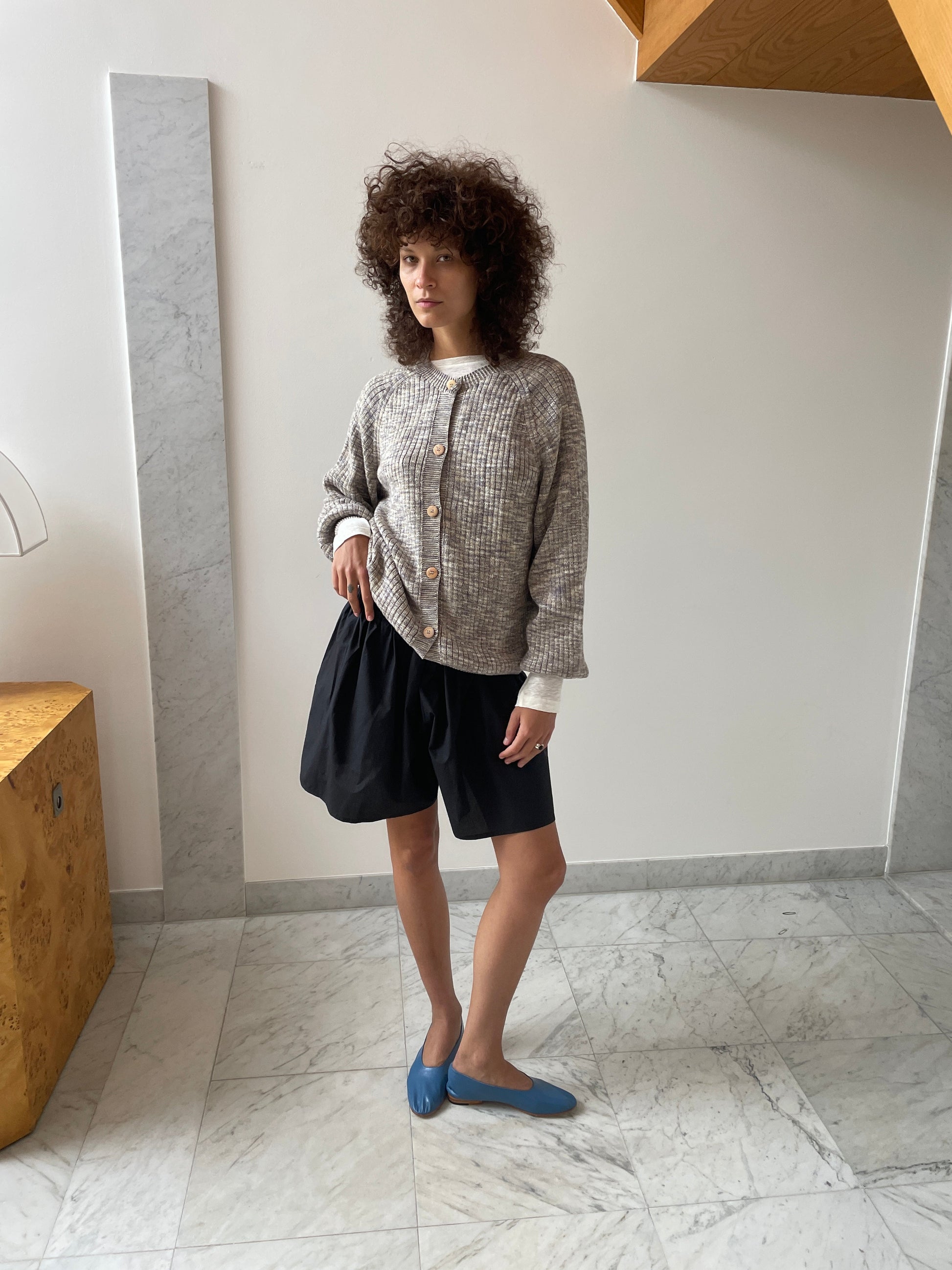 Soar Cardigan, Grey Melange BASERANGE