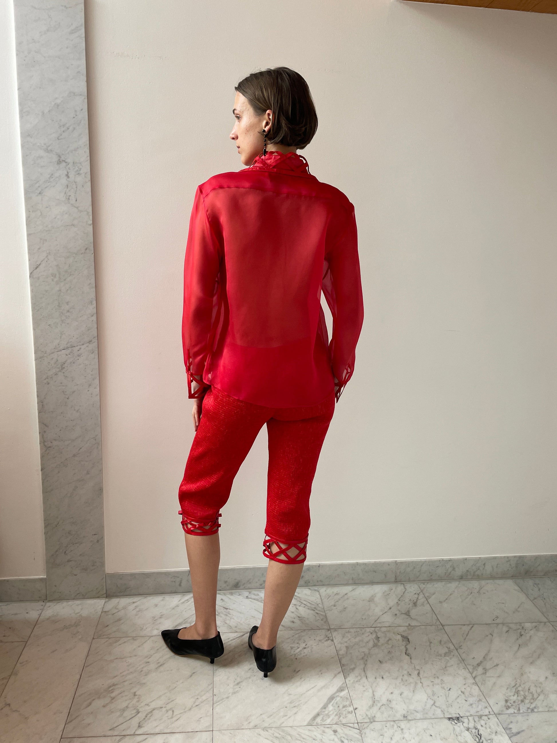 Shirt Lozanges, Red SUPER YAYA