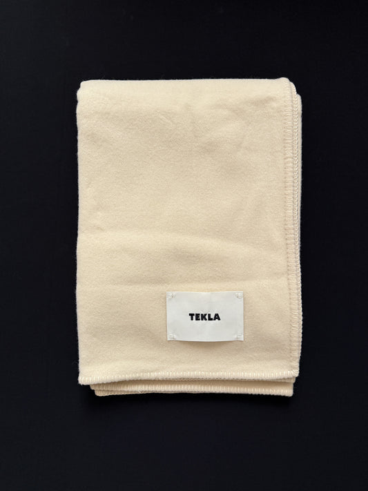 Lambswool Blanket, Snow TEKLA