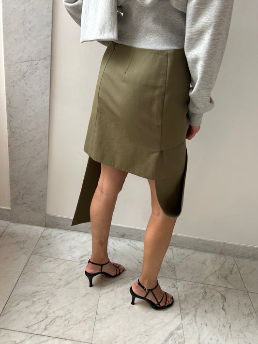 Veera Skirt, Khaki Fidan Novruzova