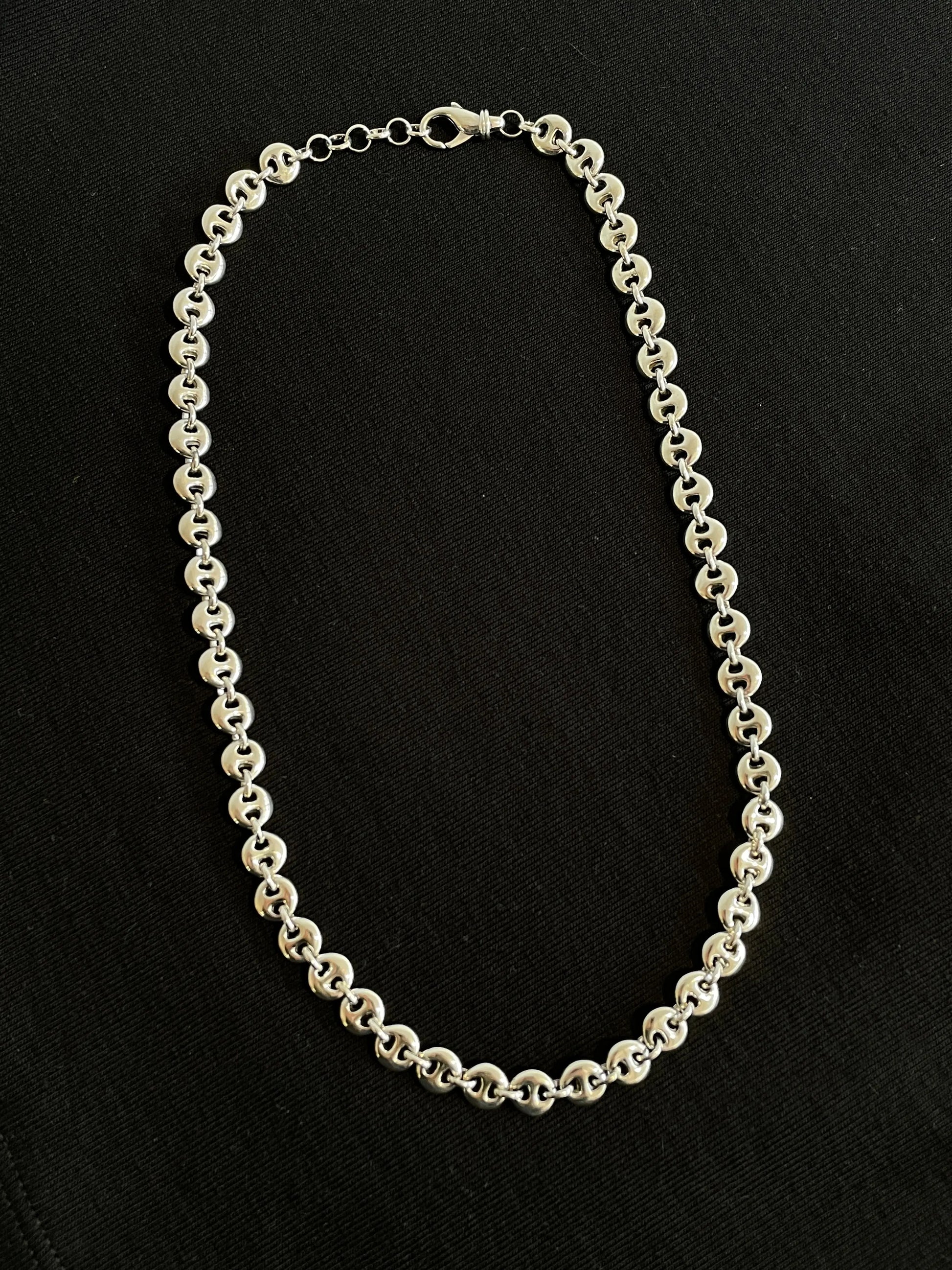 Small Circle Link Necklace, Silver SOPHIE BUHAI
