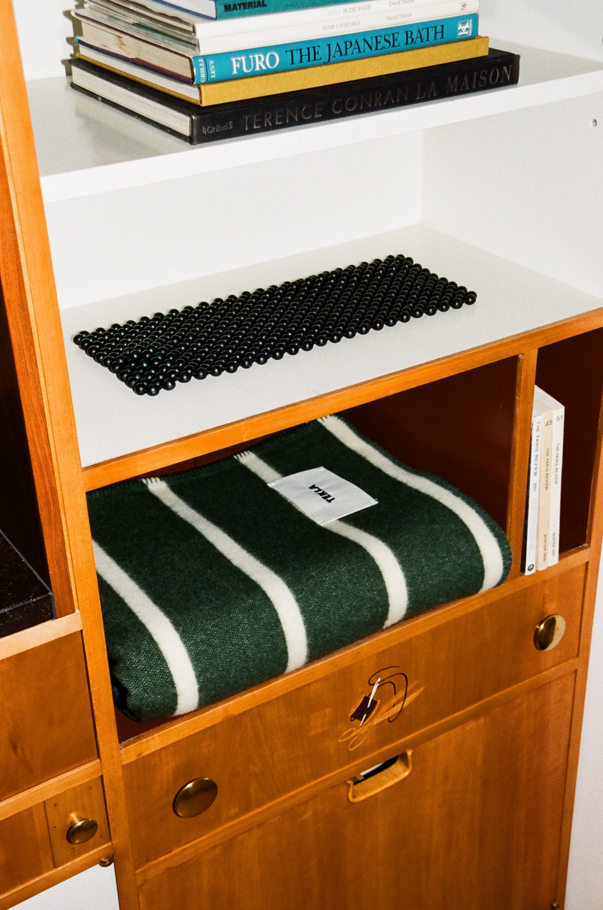 Lambswool Blanket, Rugby Stripes TEKLA