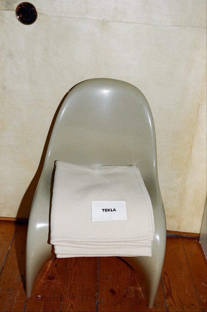 Lambswool Blanket, Snow TEKLA