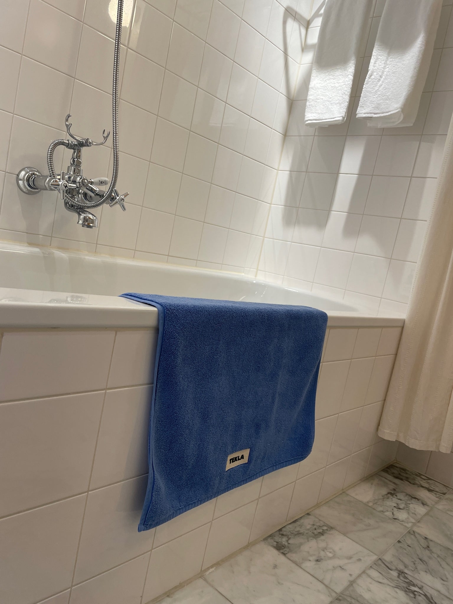 Bath Mat, Clear Blue