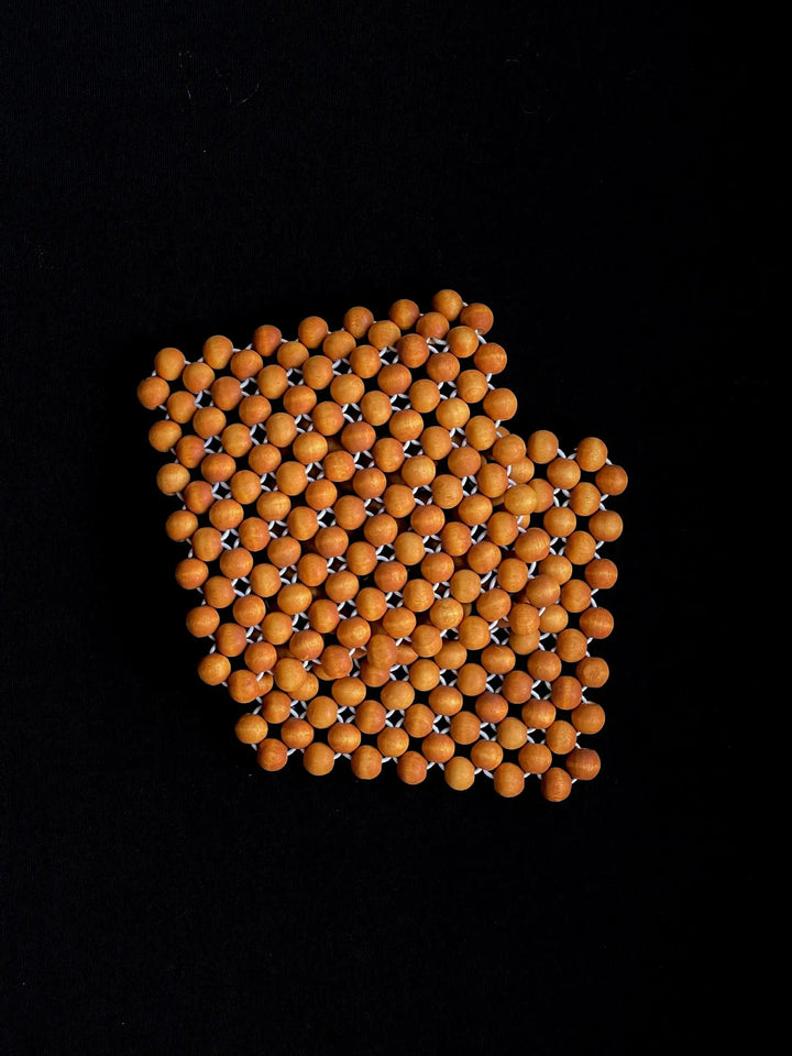 Set of two small coasters, Brown PIEN STUDIOS