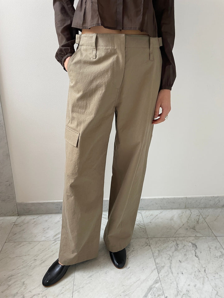 Pocket Work Trousers, Khaki Amomento