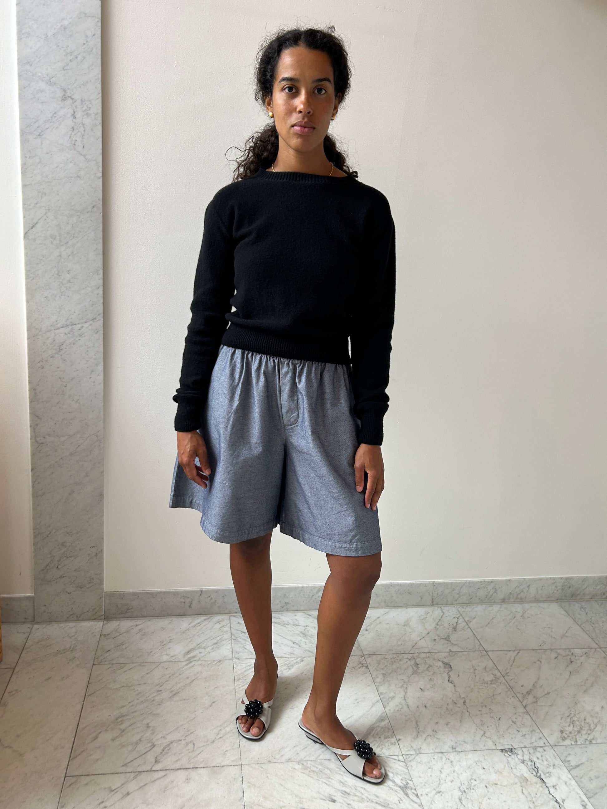 Claude Shorts, Dark Denim BASERANGE