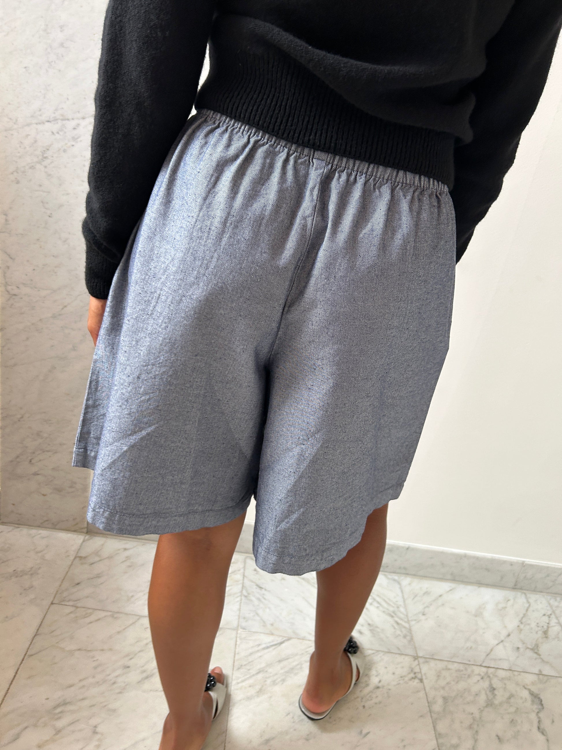 Claude Shorts, Dark Denim BASERANGE