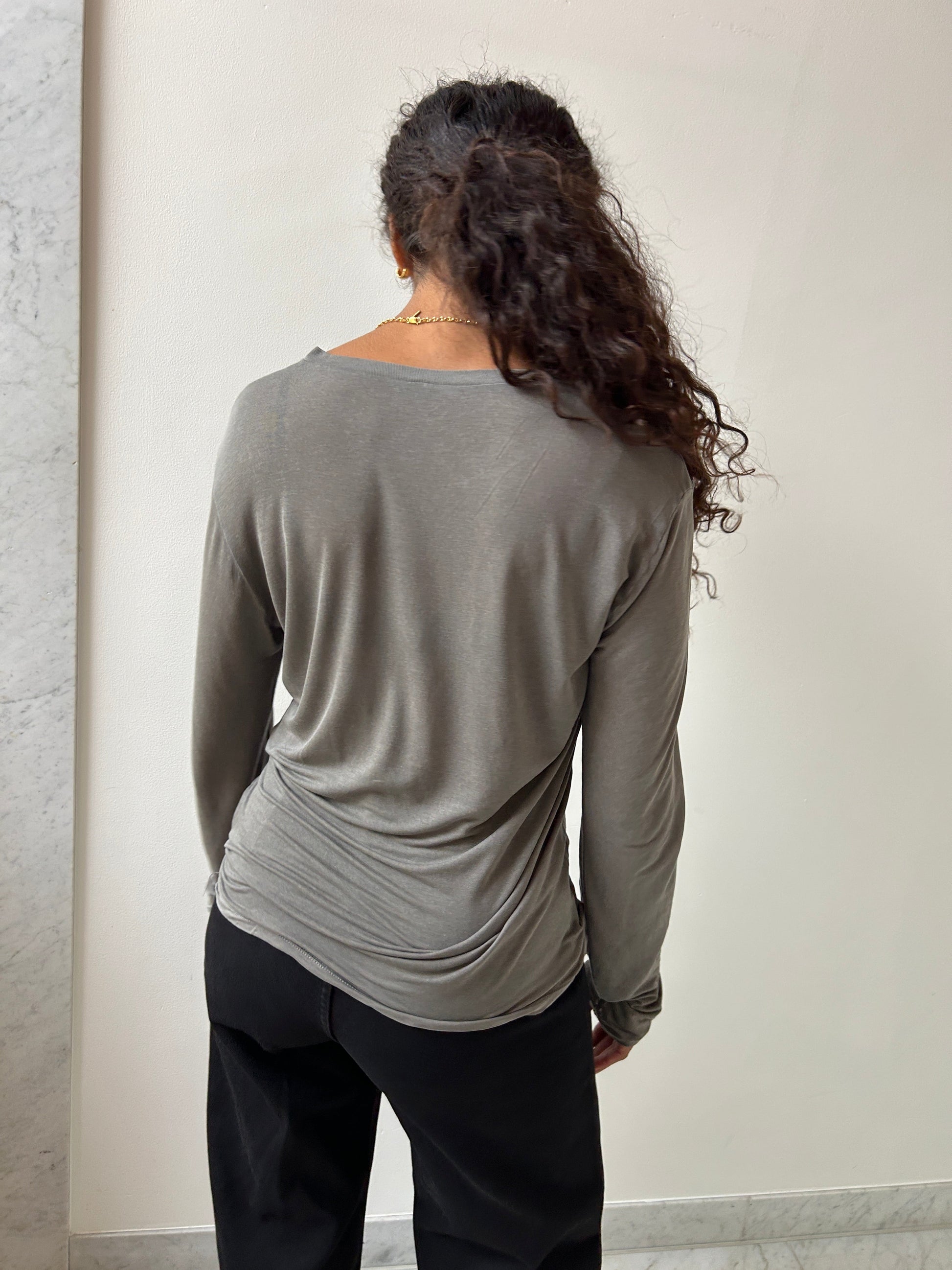 Long Sleeve Tee, Undyed BASERANGE