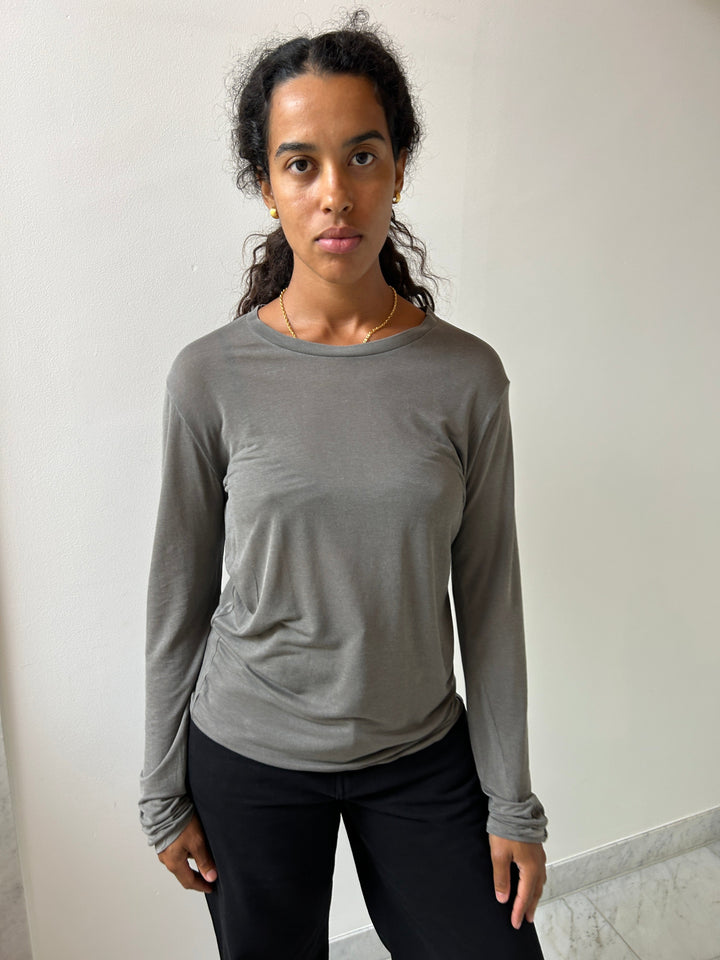 Long Sleeve Tee, Undyed BASERANGE