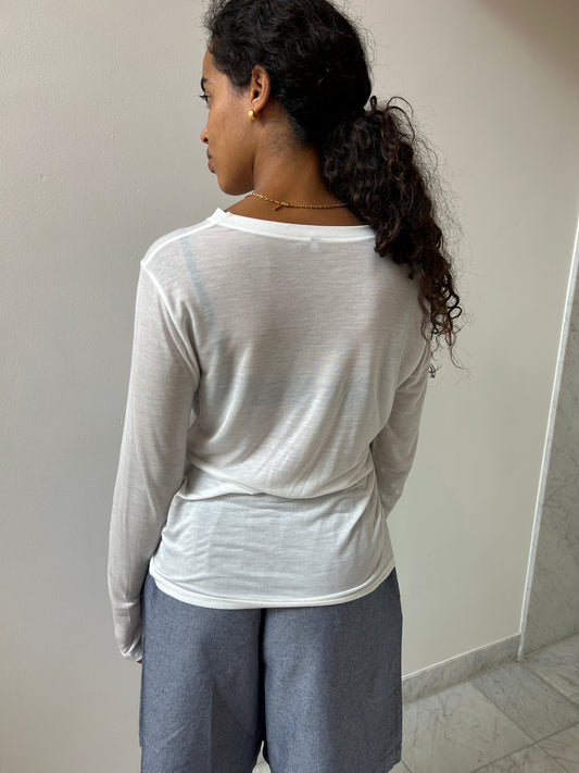 Long Sleeve Tee, Undyed BASERANGE