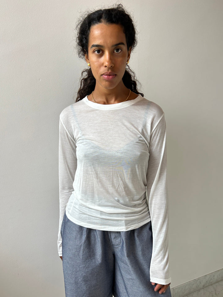 Long Sleeve Tee, Undyed BASERANGE