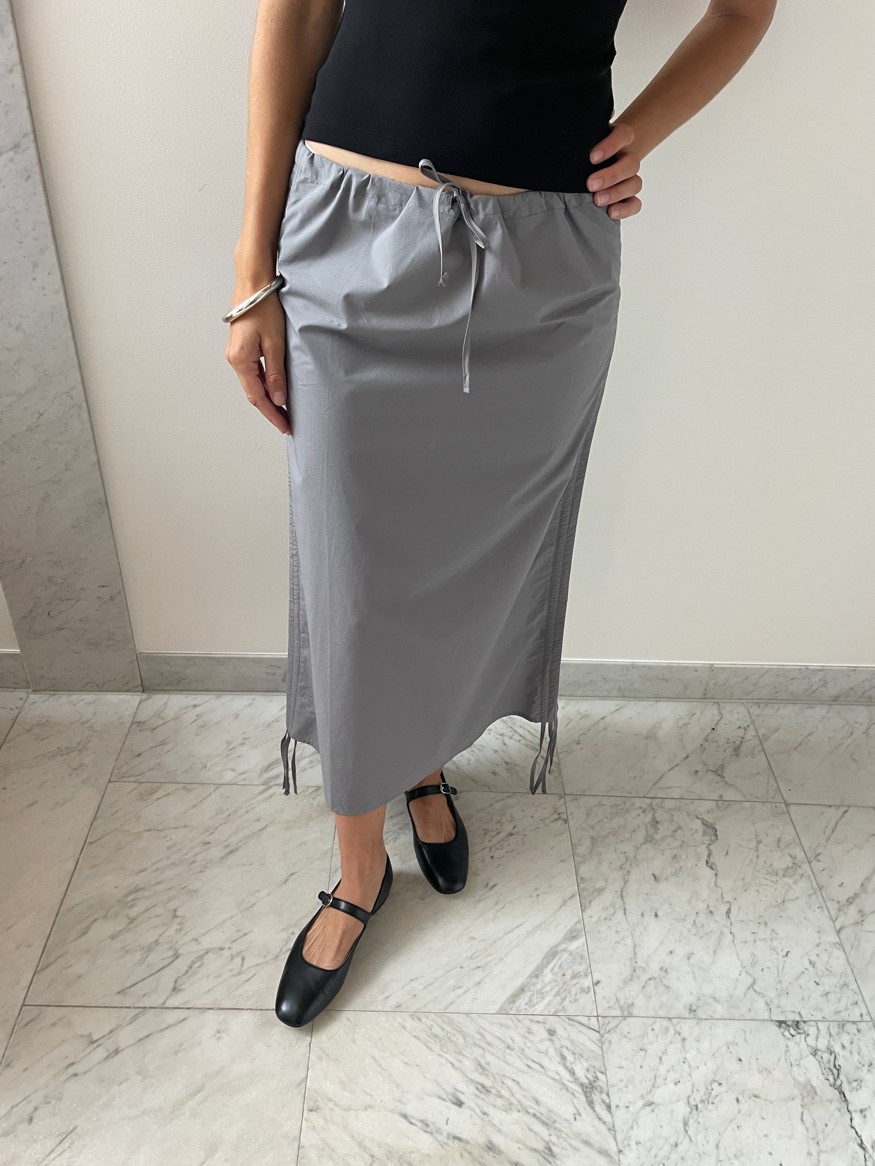 スカート Pictorial Strap Skirt Baserange【ベースレンジ】pictorial strap skirt 