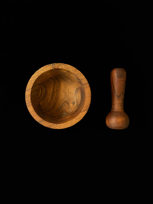 Mortar and Pestle, Acacia Wood Bastide