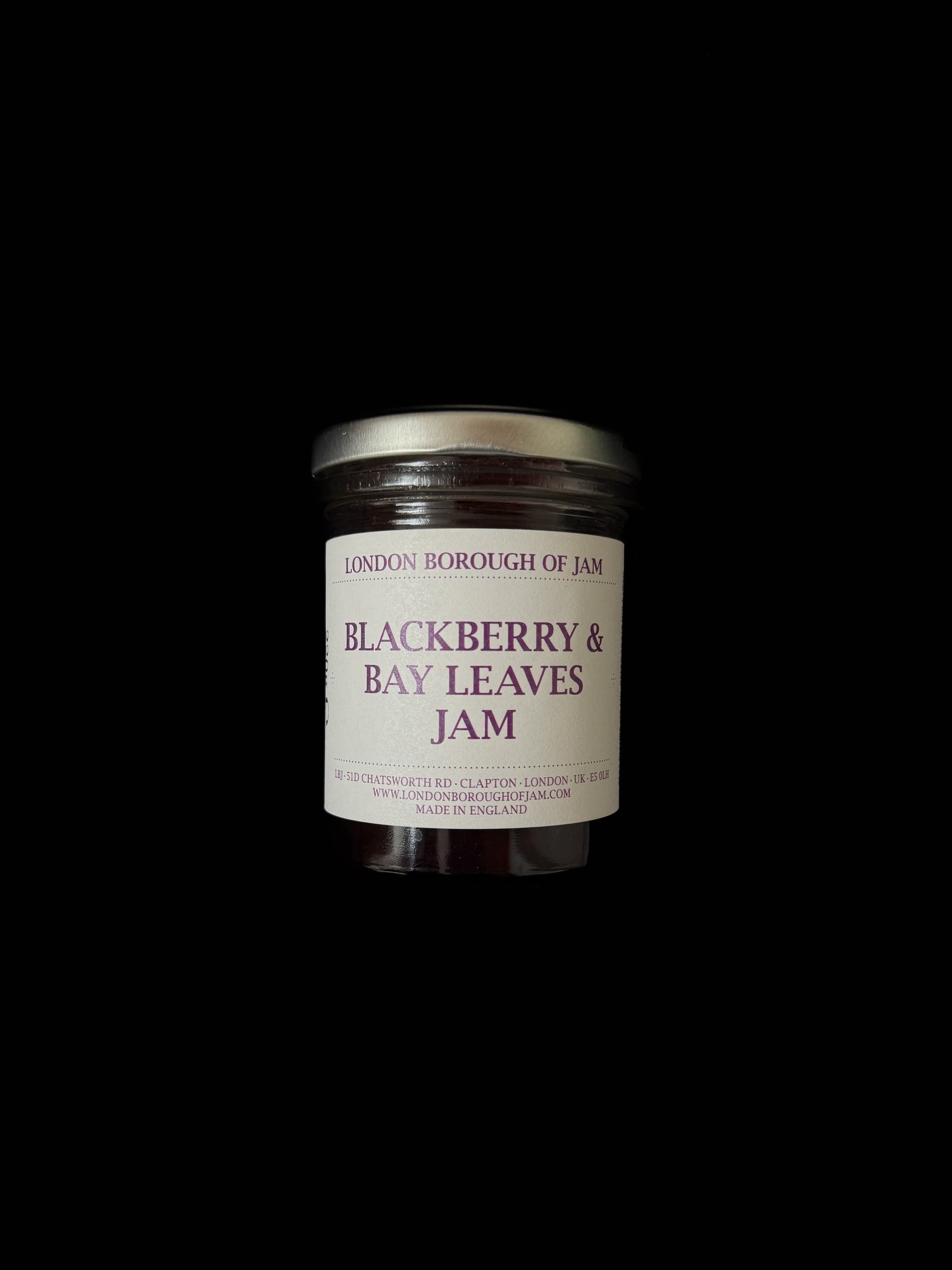Blackberry & Bay Leaves Marmalade London Borough of Jam