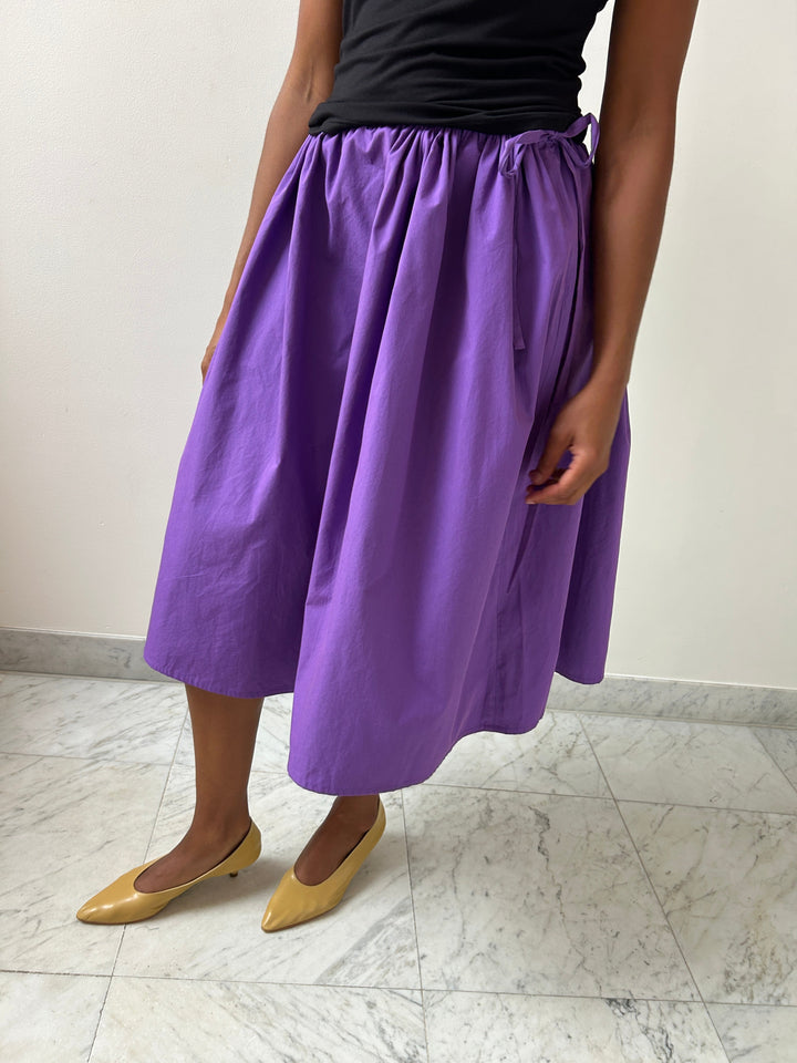 Tie Skirt, Purple Brooke Callahan