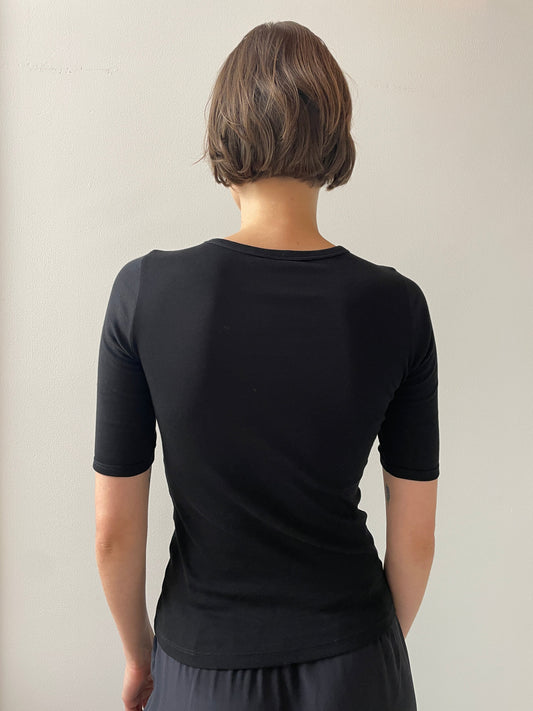 Anna Tee, Black FLORE FLORE