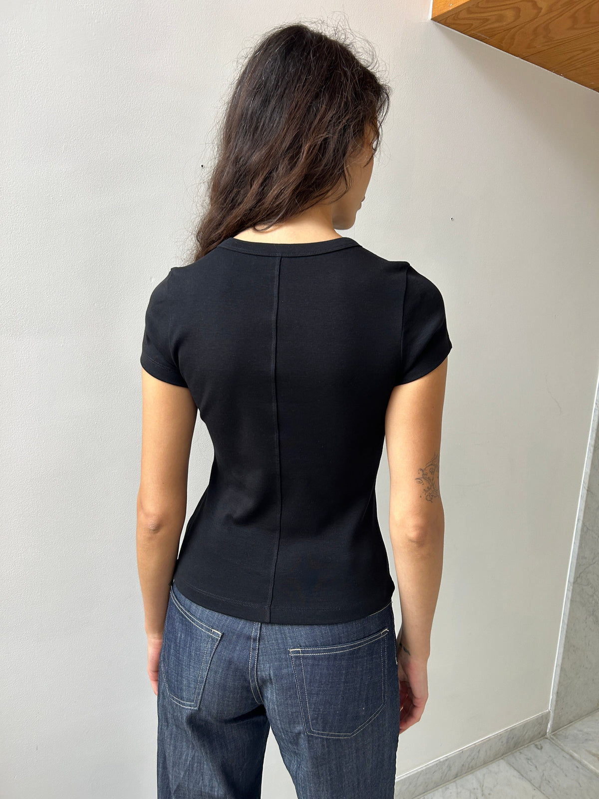 Car Baby Tee, Black FLORE FLORE