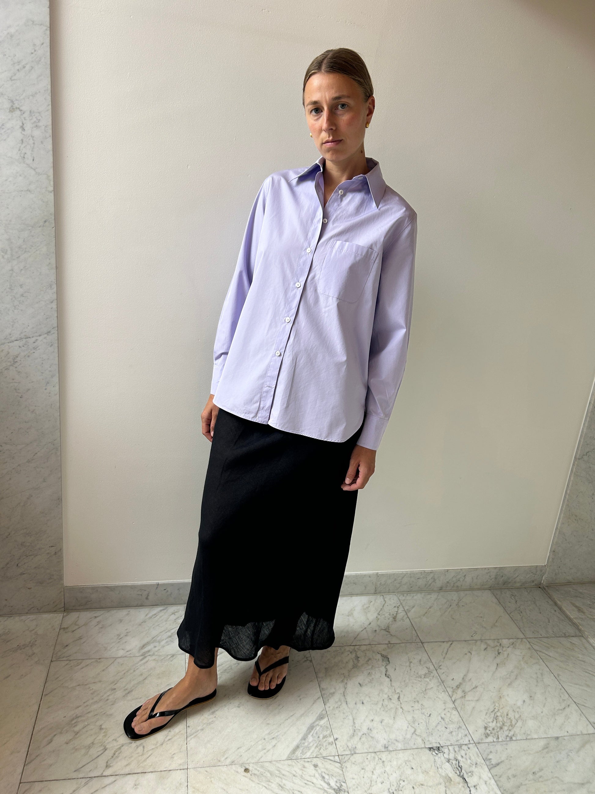 House Shirt, Lilac CARMEN