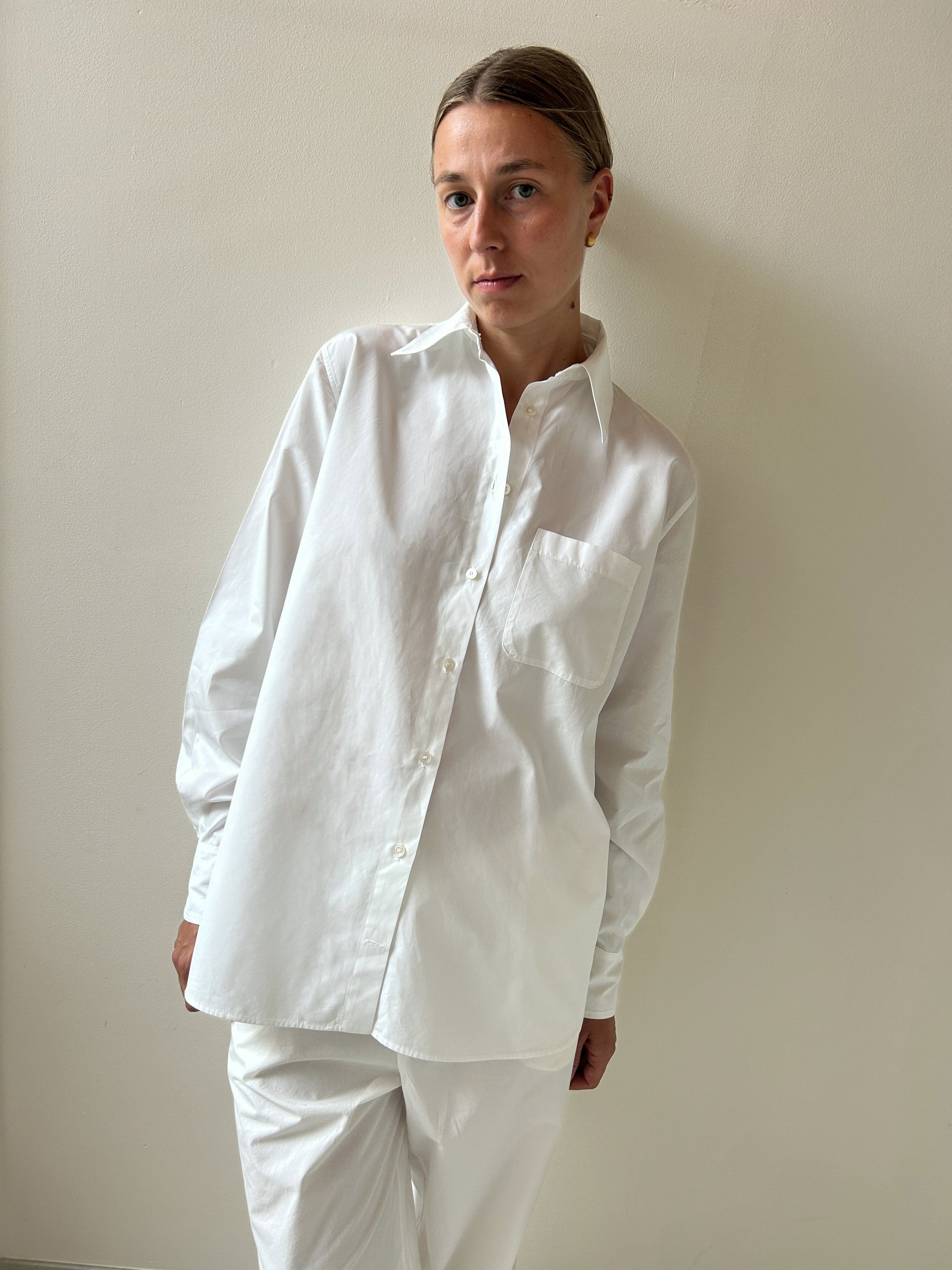 House Shirt, White CARMEN