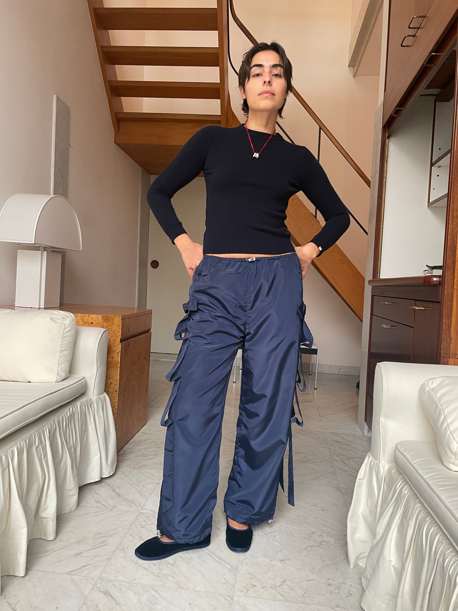Camille Pants, Navy