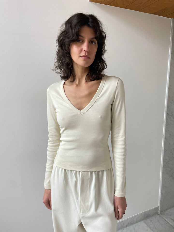 Dewi Longsleeve, Off White FLORE FLORE