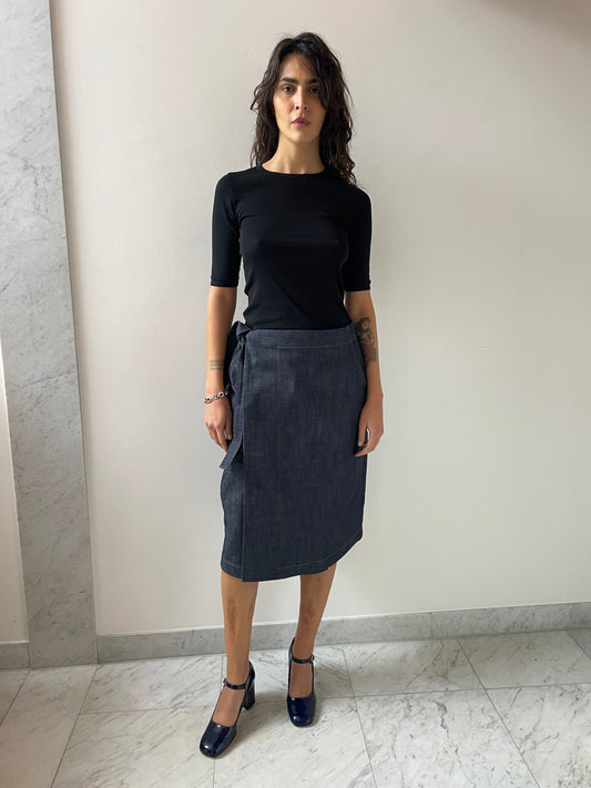 Bonne Skirt, Raw Selvedge Denim Bonne Suits