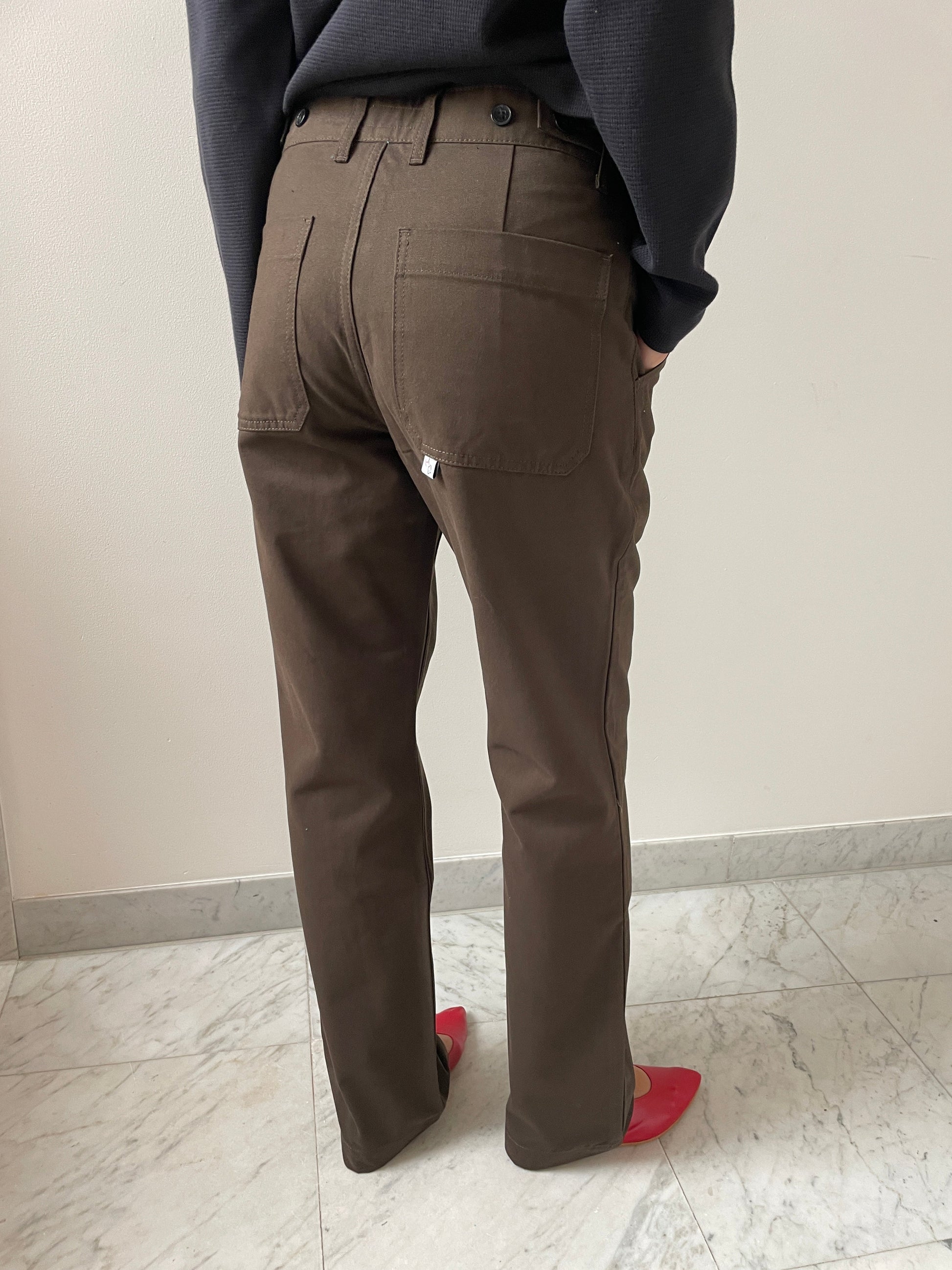 Sally Pants, Brown Bonne Suits