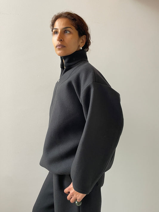 Double Face Wool Vareuse, Mousse BAMBOU ROGER KWONG