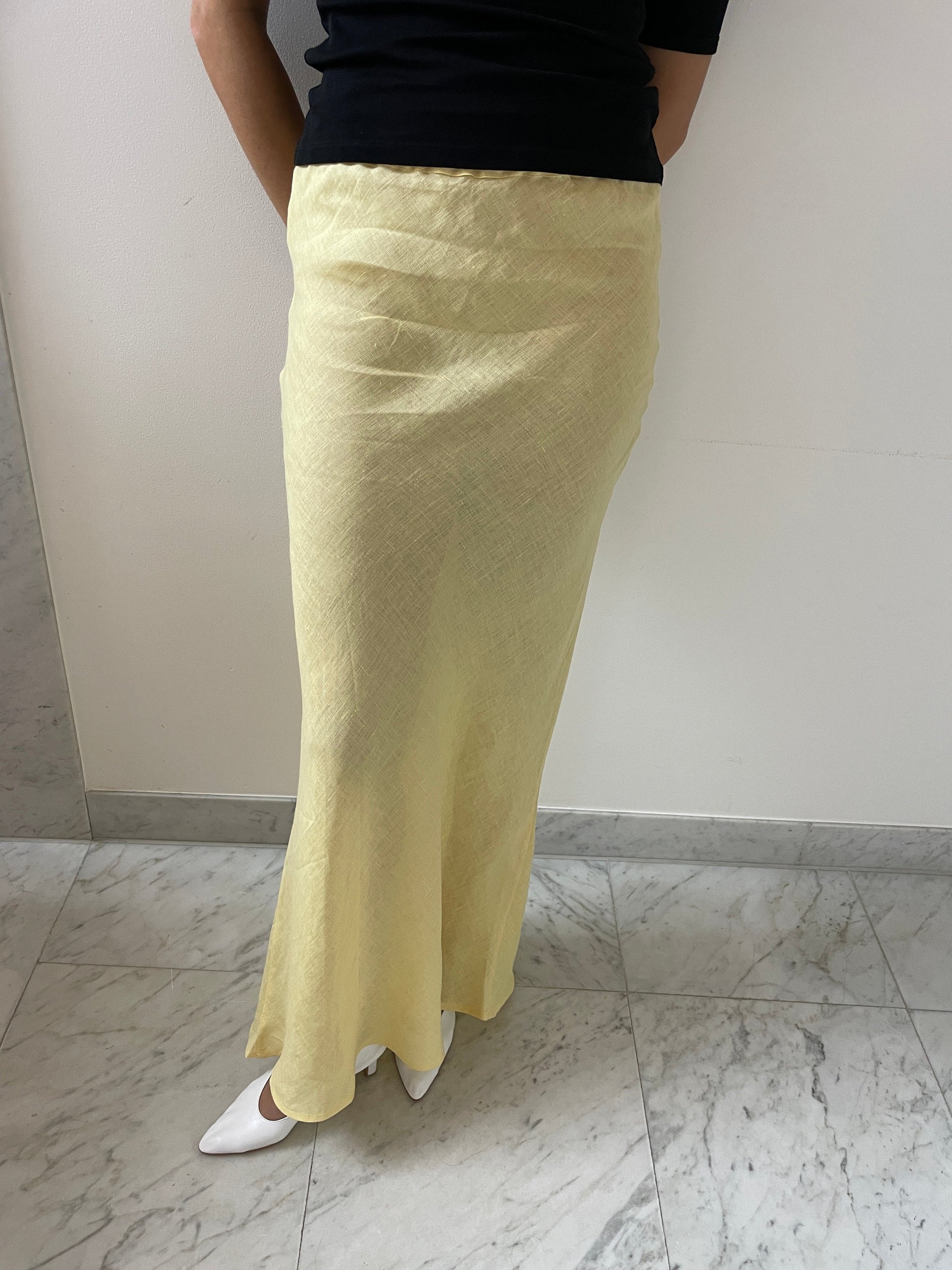 Dydine Skirt, Yellow (Marseille) BASERANGE