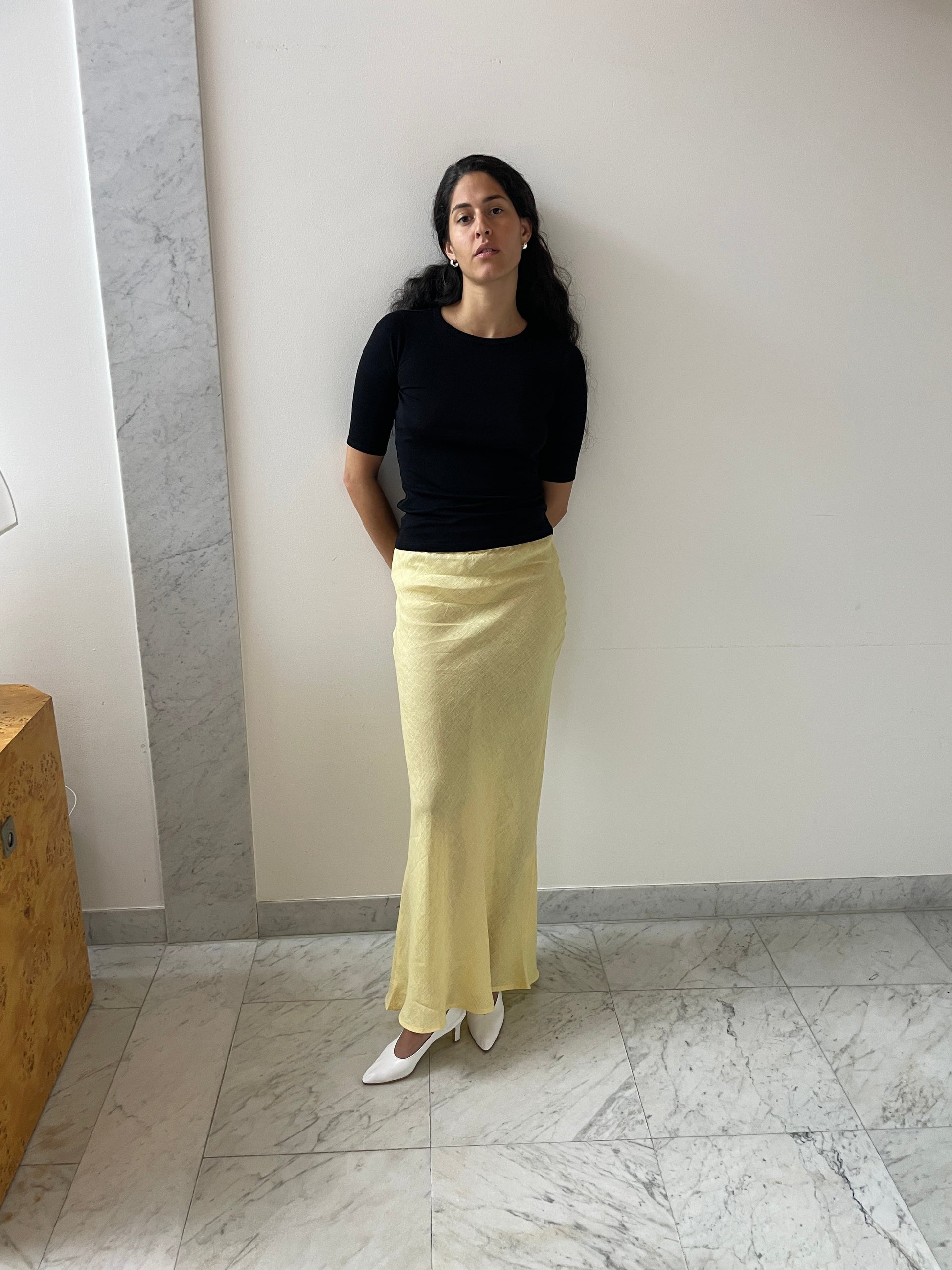 Dydine Skirt, Yellow (Marseille) BASERANGE