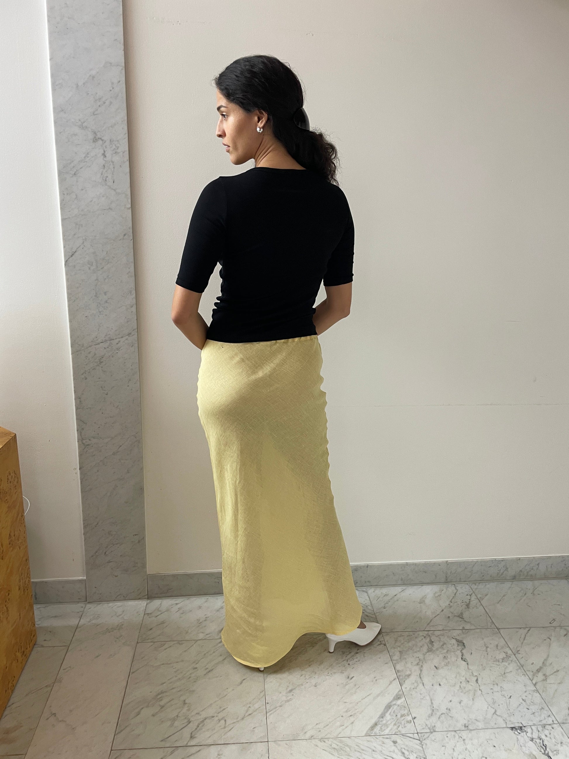 Dydine Skirt, Yellow (Marseille) BASERANGE