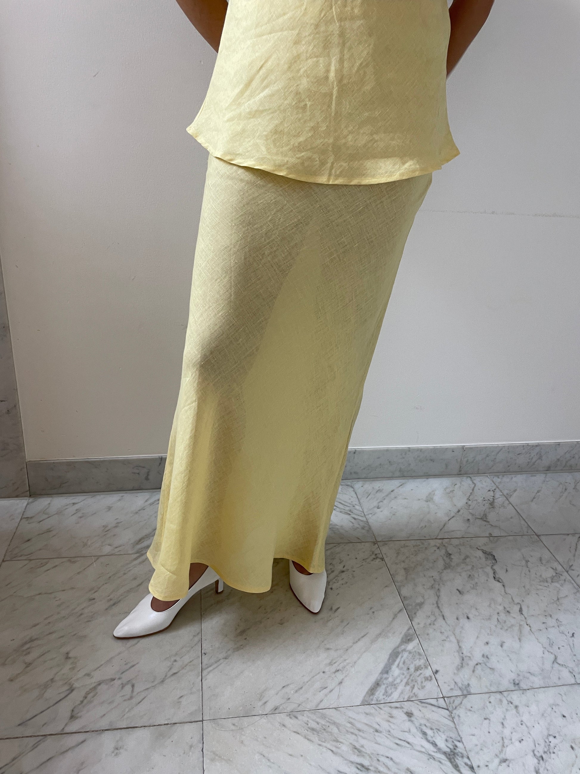 Dydine Skirt, Yellow (Marseille) BASERANGE