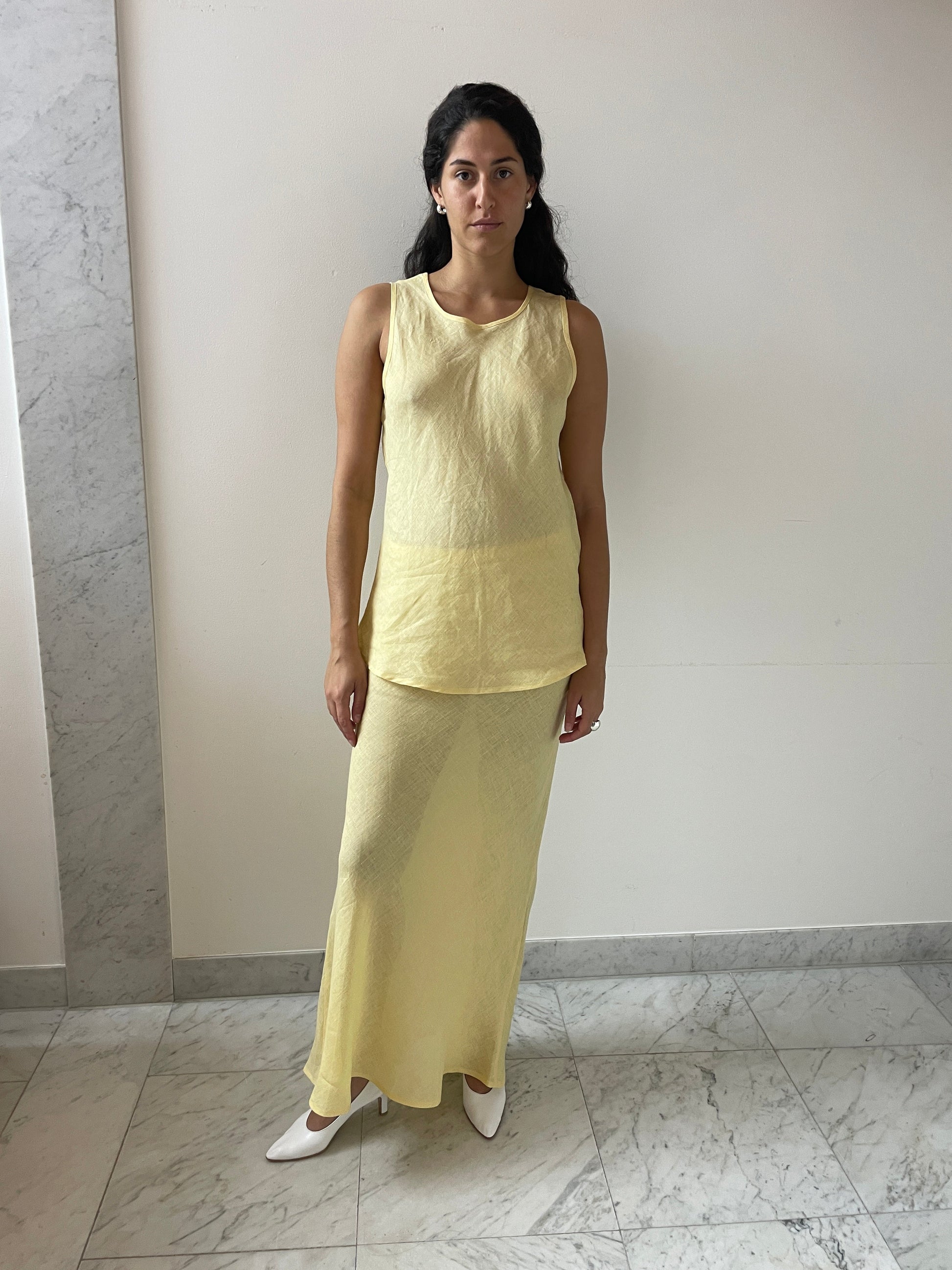 Dydine Tank Top, Yellow (Marseille) BASERANGE