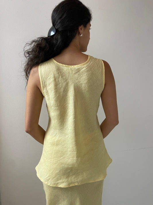 Dydine Tank Top, Yellow (Marseille) BASERANGE
