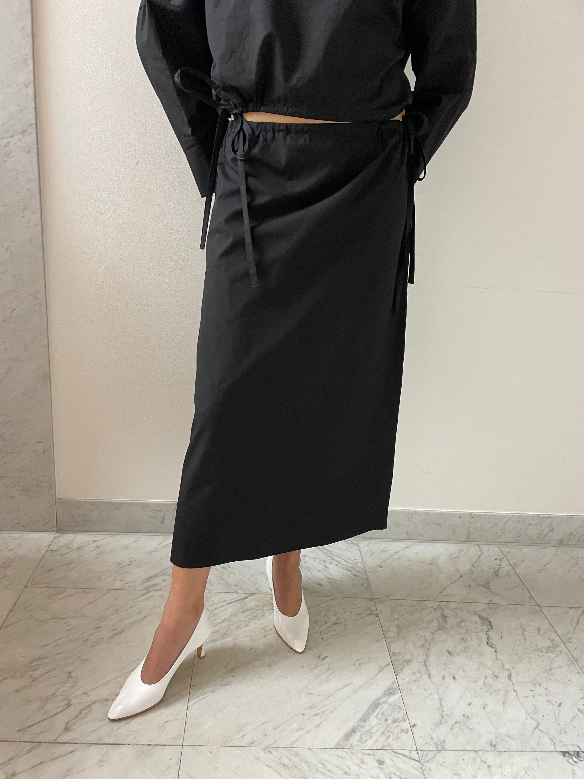 Column Skirt, Black Brooke Callahan
