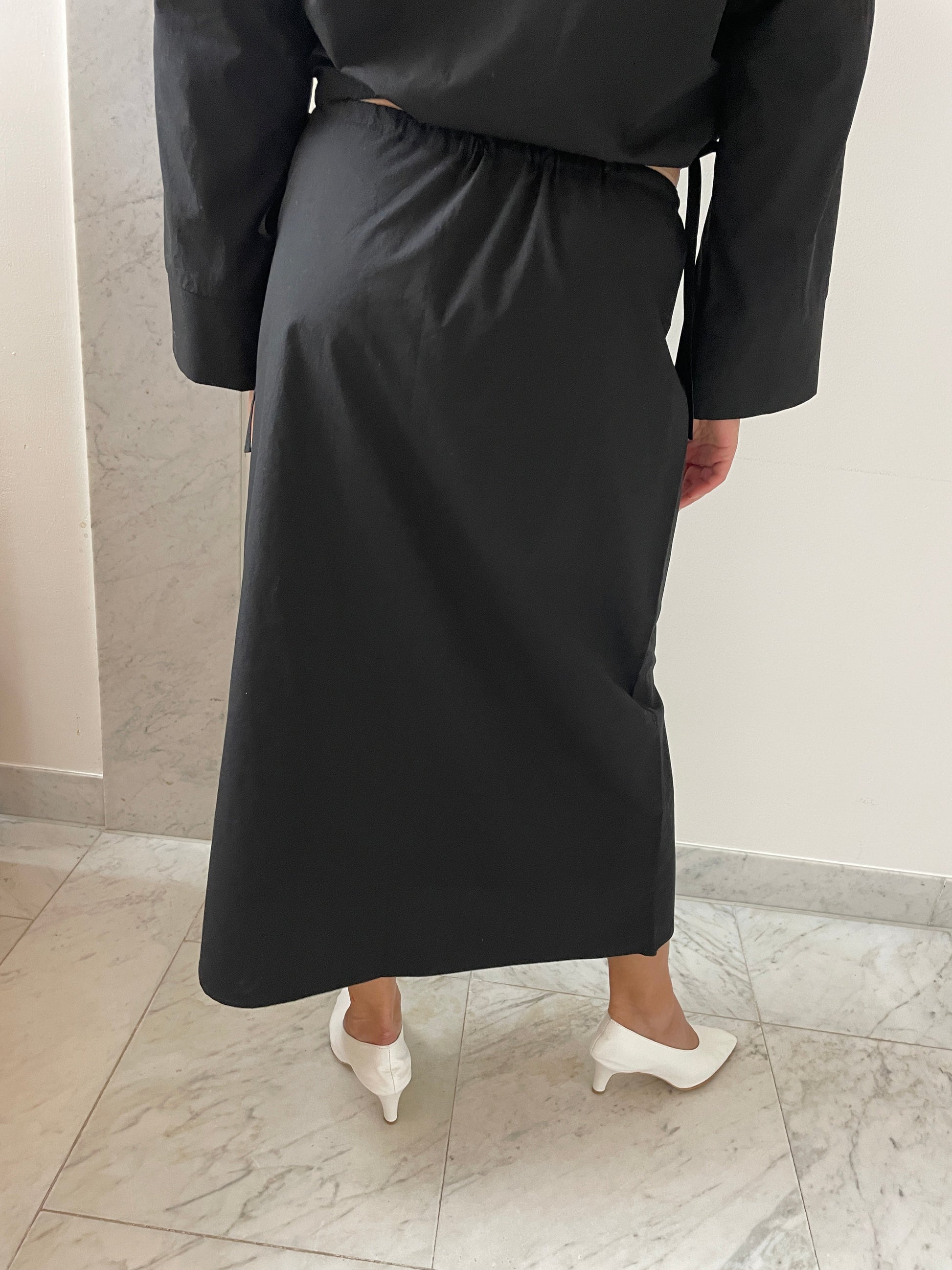 Column Skirt, Black Brooke Callahan